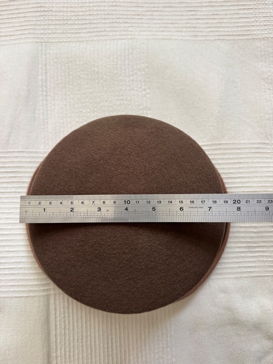 Vintage Brown 100% Wool Top Hat New York Hat Co. With Bow Steam Punk Large 7 1/4 main image 7